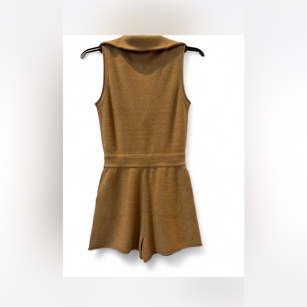 Vici Tan Sleeveless Jumpsuit NWOT - Picture 2 of 4